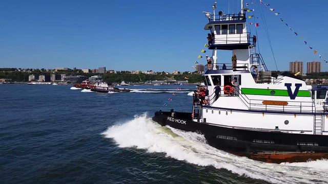 Riding the Eric R. Thornton in the 23rd Great North River Tugboat Race смотреть онлайн