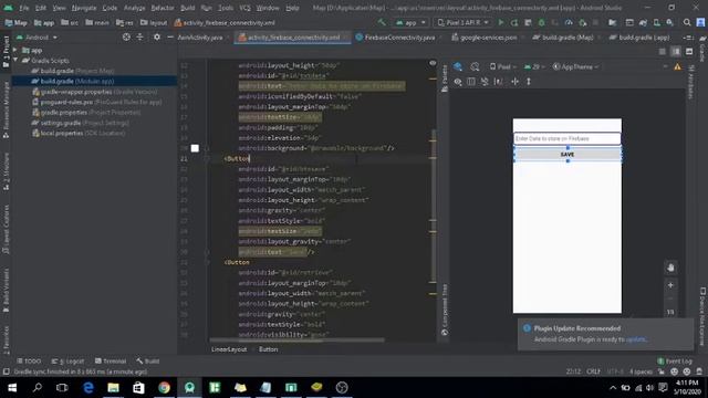 How to send & retrieve data from Firebase using android studio Step by Step Part-1 смотреть онлайн