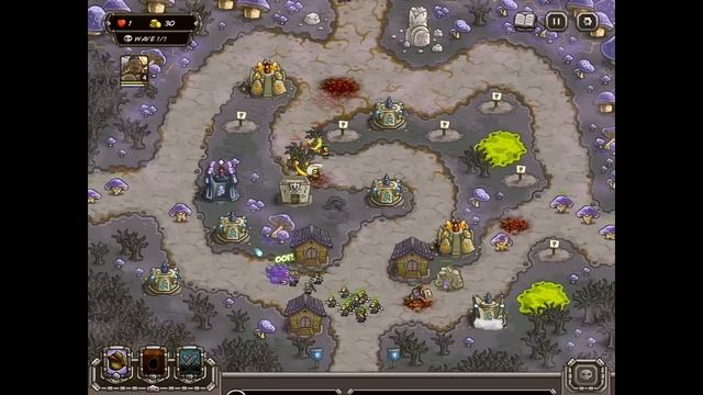 Kingdom Rush Walkthrough Fungal Forest [Veteran] [Iron Challenge] смотреть онлайн