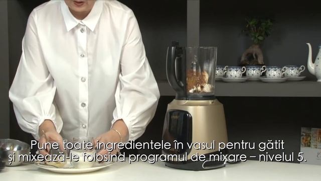 Desert Cu Banane și Ciocolată La ArtmixPro Blender By Zepter