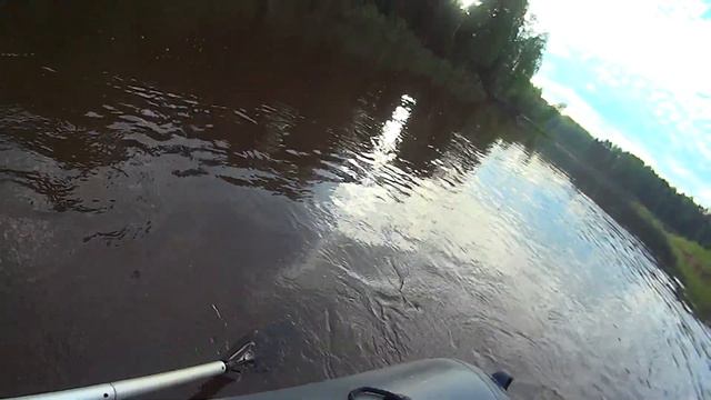 Первый голавль сезона 2017. Сплав по реке Летка 11 июня. смотреть онлайн