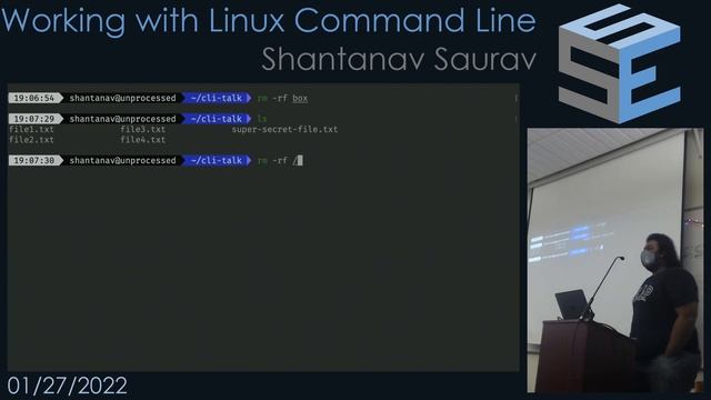 Working With Linux Command Line w/ Shantanav Saurav: SSE RIT LIVE смотреть онлайн