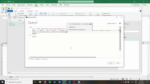 Get Chat GPT Results in Excel with PowerQuery and OpenAI API смотреть онлайн