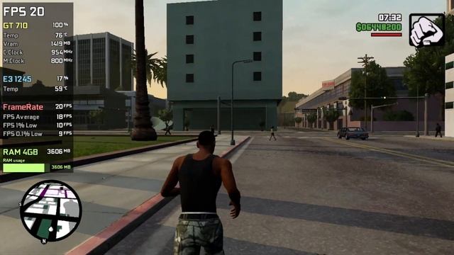 GT 710 & 4GB RAM | GTA San Andreas Definitive Edition смотреть онлайн