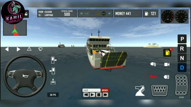 IDBS Indonesia Truck Simulator 2023 - Ferry Crossing from Cirebon To Lumpung - IDBS 2023 Truck Game смотреть онлайн