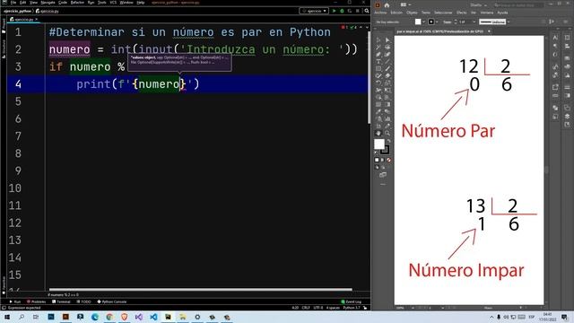 Determinar si un número es Par en Python смотреть онлайн