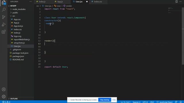 How to create class component in react js in Hindi ,react component смотреть онлайн