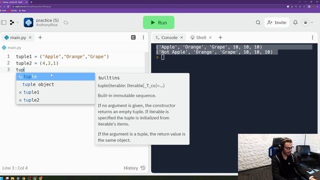 Python Tutorials #10 - Tuples смотреть онлайн