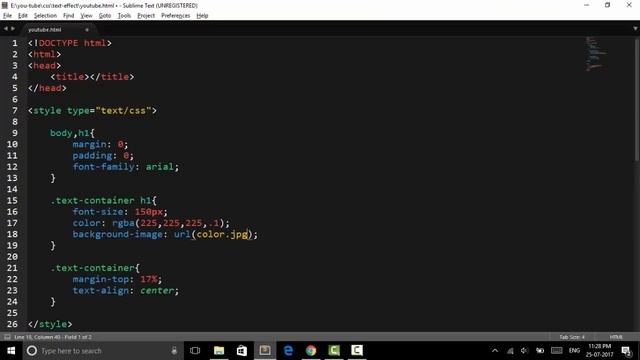 CSS3 Animation Text filling with color PURE CSS Tutorial #2 смотреть онлайн
