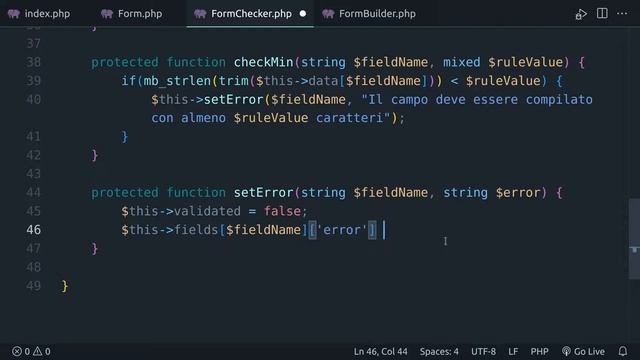 Maestro PHP 8 - Creazione dinamica, gestione e validazione Form: validazione campi del form #62 смотреть онлайн
