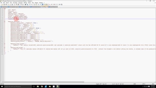 Getting Started With Cura 2.1.2 - JSON & Configuring Your Printer смотреть онлайн