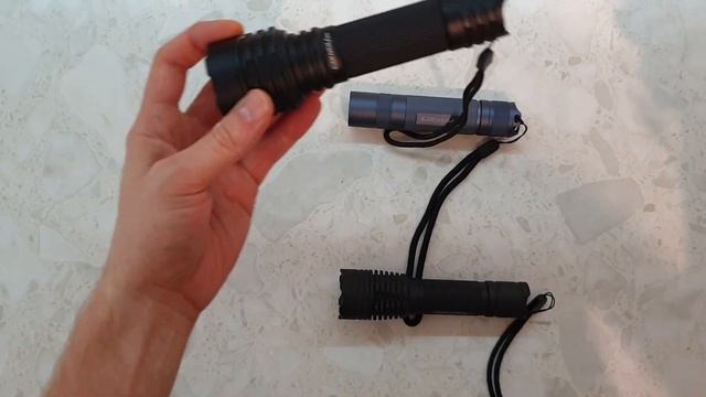 Фонарь Convoy S16 SST40 6000 MA, сравнение с Convoy S21a SST40 6000 MA, Convoy M21a XHP50.2 6000 MA