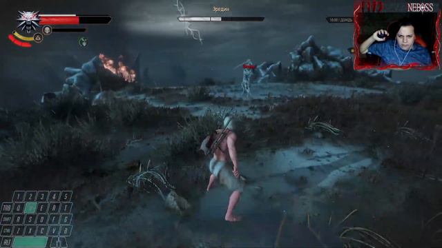 The Witcher 3: Wild Hunt. Эредин одной рукой! смотреть онлайн