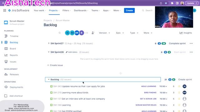 HOW TO FACILITATE BACKLOG REFINEMENT (Jira) | From Chaos to Clarity by Aisha Scrum Tech смотреть онлайн