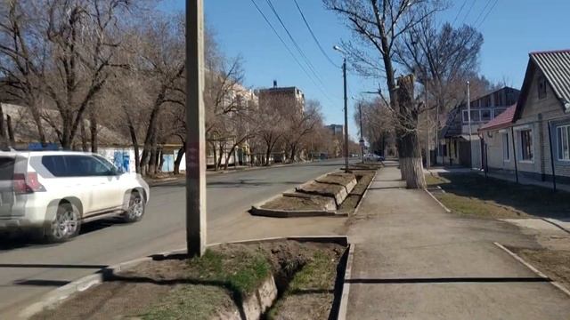 Карантин в Уральск е, день 3, Улицы пусты, имбирь дорогой, продукты на прилавках смотреть онлайн