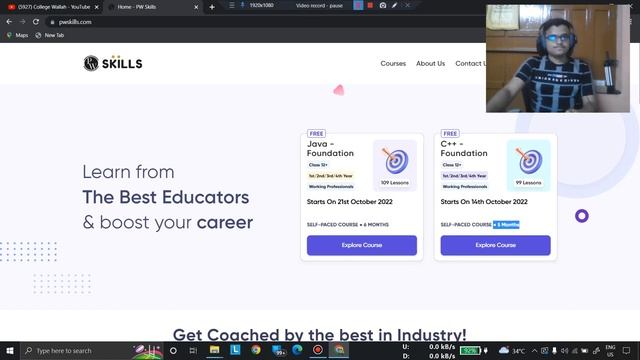 PW SKILLS | PHYSICS WALLAH | C++ | JAVA | DSA | Placement Preparation смотреть онлайн