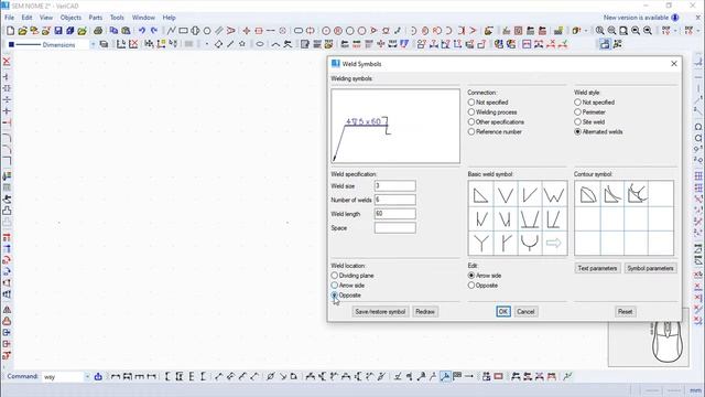 VariCAD 2019 Commands English - Welding Symbols смотреть онлайн