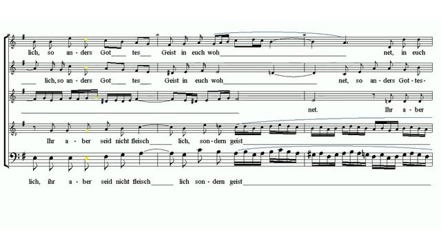 BWV 227 - BASSO Jesu, Meine Freude - Johann Sebastian Bach - Scrolling Score
