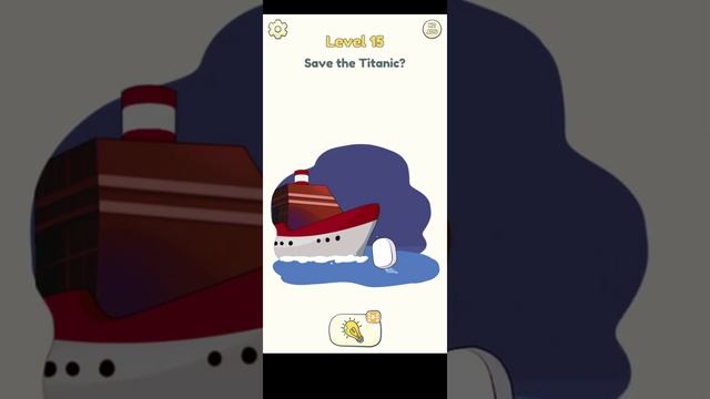 Dop 2 new update level 15 save the Titanic game walkthrough #short смотреть онлайн