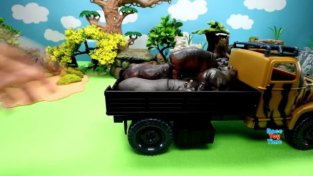 Toy Wild Safari Animals - Learn Zoo Animals Names For Kids смотреть онлайн