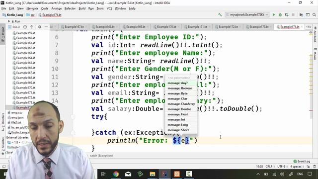 161 Android Kotlin – Working with Databases a program that user entered employee data he wants to a смотреть онлайн