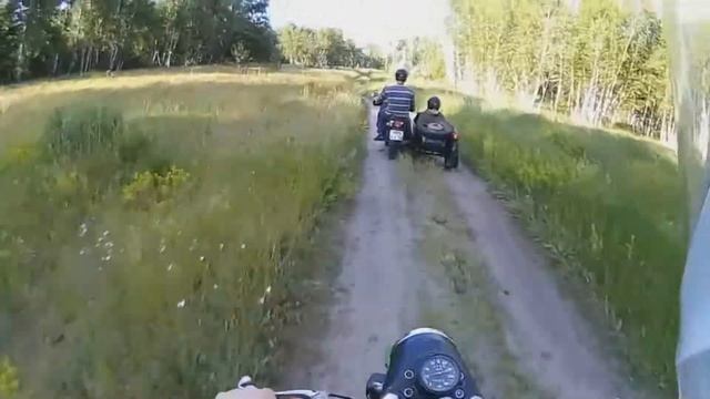 Мотоцикл урал. Поездка на мотоцикле урал с приводом на коляску в лесу смотреть онлайн