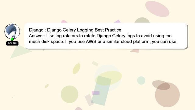 Django : Django Celery Logging Best Practice смотреть онлайн