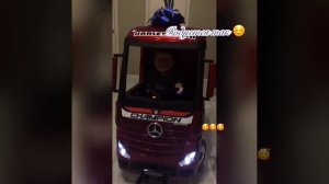 Детский электромобиль фура MERSEDES-BENZ