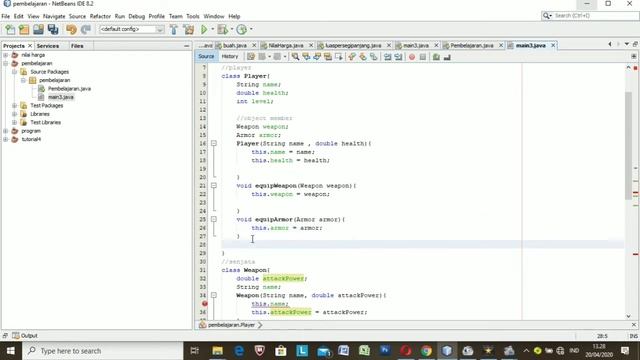 Tutorial Java class dengan Netbeans ?- Novita.R смотреть онлайн