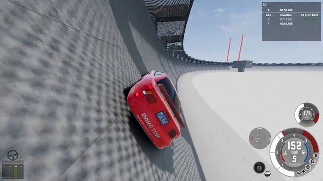 The Barstow (Time Trial: Highspeed Ring - Oval [Gridmap v2]) | BeamNG.drive on PC смотреть онлайн