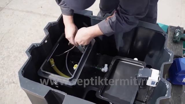 Установка аэрокомплекта в септик Термит Трансформер смотреть онлайн