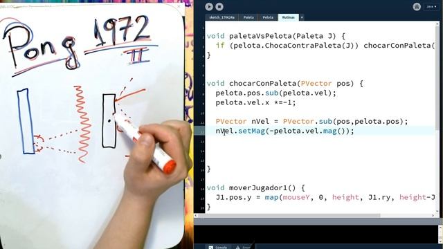 Pong 1972 - parte 2/2 - Processing español смотреть онлайн