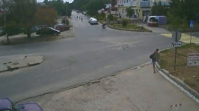 Перекрёсток в Щёлкино, 07.09.2014 - time-lapse с камеры 2 смотреть онлайн