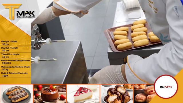 INJMAK - Ekler Dolum Makinesi смотреть онлайн