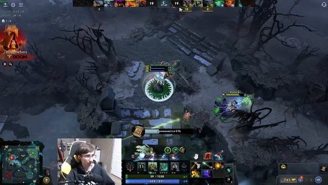 Dota 2 Играем втроём на Легенде. Я Даззл, который забывает кидать Грейвы смотреть онлайн