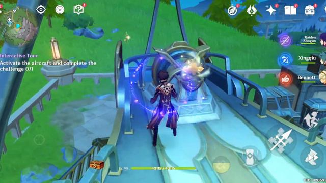 Activate the Aircraft and Complete the Challenge (0/1) | Interactive Tour | Genshin Impact смотреть онлайн