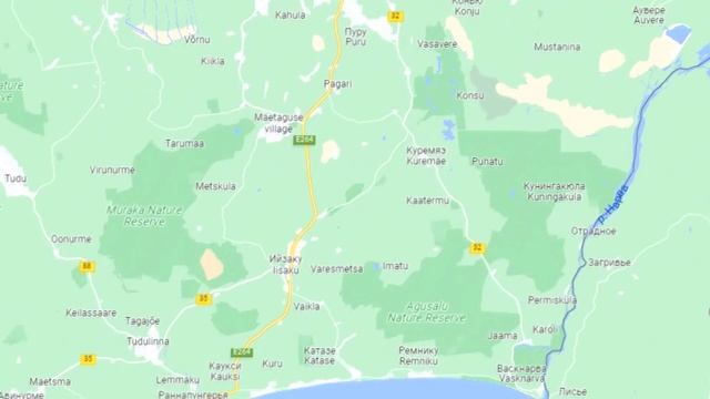 Подробная карта Эстонии - Detailed map of Estonia смотреть онлайн