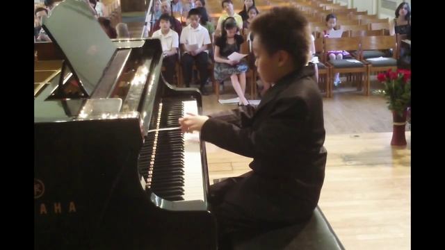 "Dance" bt A.Goedicke played by Brendan Liang,piano student of Elena Panova смотреть онлайн