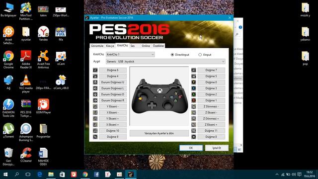 pes 2016 kol ayarları смотреть онлайн