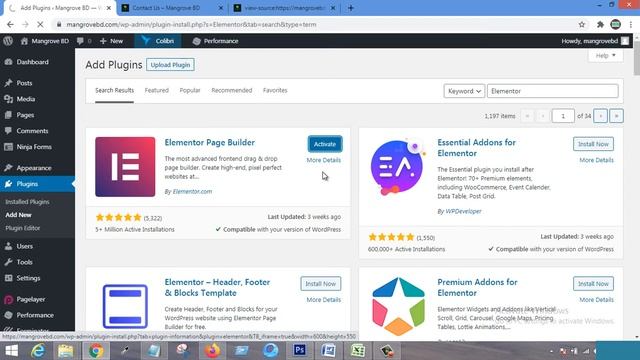 How to make and view contact form using Ninja Form and insert this by Elementor in WordPress смотреть онлайн