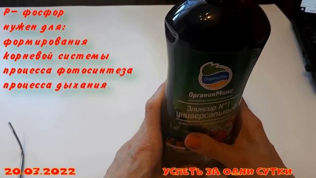 20.03.2022 Первая подкормка рассады перцев ?и баклажанов ?. Азот- фосфор- калий- что сейчас важнее? смотреть онлайн