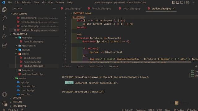 Belajar Laravel 9 - Penggunaan Slot смотреть онлайн