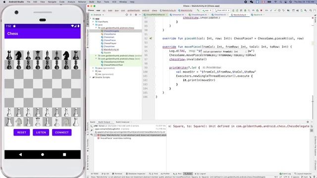 Android Chess 051: Creating Kotlin data class Square to group col and row смотреть онлайн