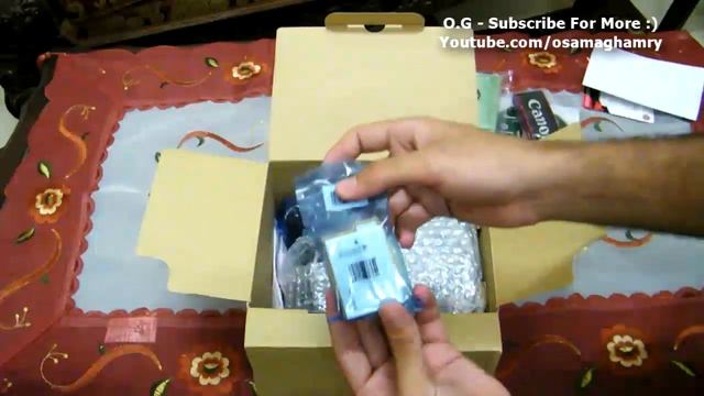 Canon T3i / 600d Unboxing - arabic - فتح كانون 600 دى смотреть онлайн