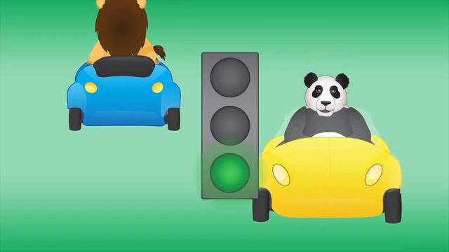 Stop and Go Song for Children - Red Means Stop Green Means Go смотреть онлайн
