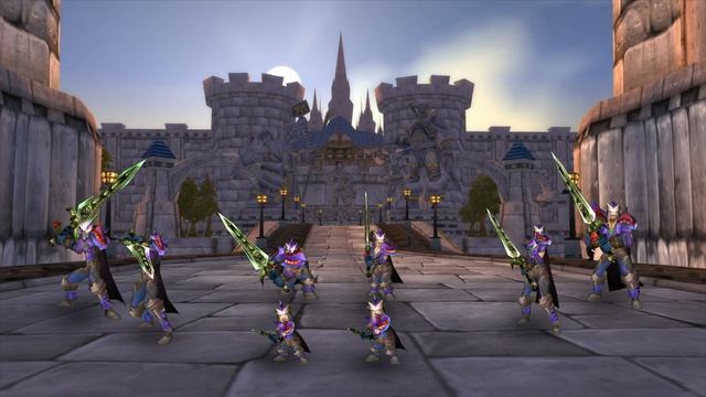 WOW Classic: Warrior Alliance all Sets and Animations смотреть онлайн