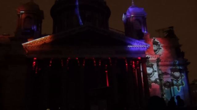 Санкт Петербург, Исаакиевский собор, фестиваль света смотреть онлайн