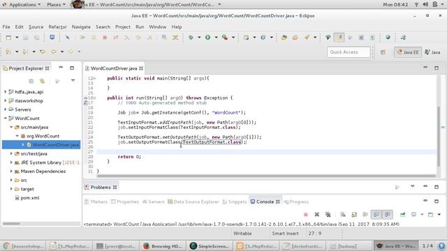 Creating our First Map Reduce Application using maven- WordCount Map Reduce Job смотреть онлайн