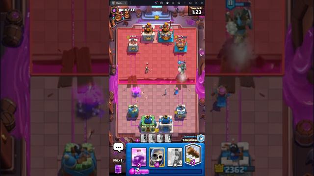 Elixir Golem When We Needed | 2vs2 Clash Royale Deck смотреть онлайн