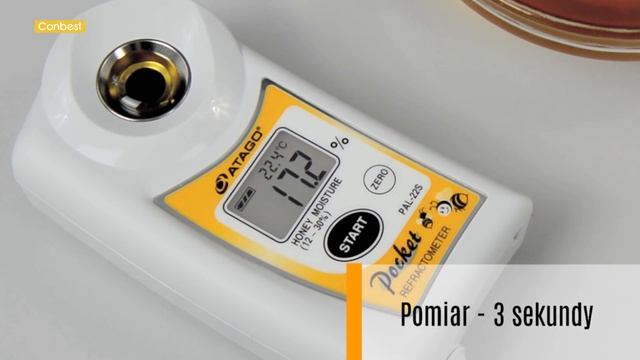 Refraktometr do miodu PAL-22S ATAGO | Honey refractometer with NFC data transmission | Honung смотреть онлайн